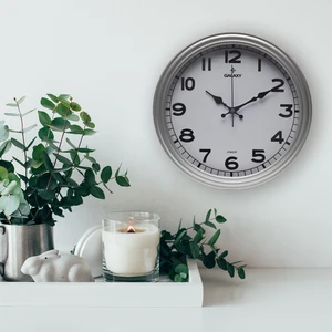 Klasik Duvar Saati - Gri - 30 cm