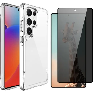 Samsung Galaxy S24 Ultra Kılıf Zore T-Max Kapak + Hayalet Cam Ekran Koruyucu