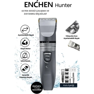 Hunter Ayarlanabilir Başlıklı Hassas Kesim Şarjlı Saç Ve Tıraş Makinesi