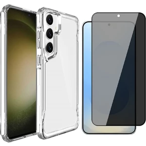 Samsung Galaxy S25 Plus Kılıf Zore T-Max Kapak + Hayalet Cam Ekran Koruyucu
