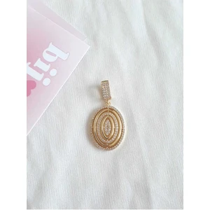 Çelik Ajda Bilezik Oval Charm&kolye Ucu