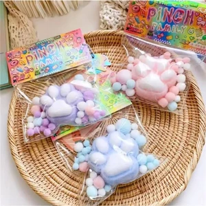 NB Market Kedi Patisi Taba Sukuşi Squishy Stress Oyuncağı Yumuşacık Jel Oyuncak Skuşi