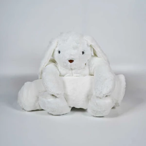 My Friend Toys Battaniyeli Beyaz Tavşan Peluş Oyuncak