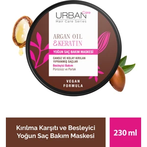 Argan Oil & Keratin Kolay Kırılan Saçlara Özel Yoğun Saç Bakım Maskesi 230 Ml-Vegan