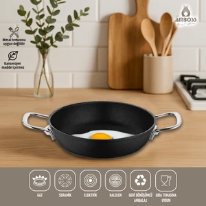 Dark Yanmaz Yapışmaz Titanyum Kaplama Sahan 20 cm