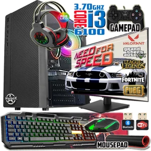 Star I3 6100 TURBO:3.70GHZ 8gb Ram 240GB SSD 250GB HDD R7 240-4GB E.kartı 19" Monitör Masaüstü Bilgisayar