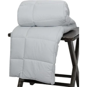 Ranforce Pamuk Kumaş Tek Kişilik Silikon Yorgan-Gümüş Gri