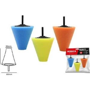 Konik Sünger Metal Parlatma Seti 3pcs/set