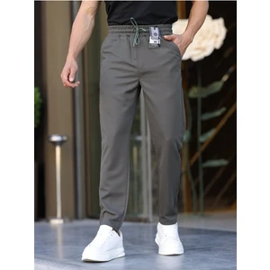 Erkek Örme Kumaş Rahat Geniş Kalıp Casual Jogger Pantolon