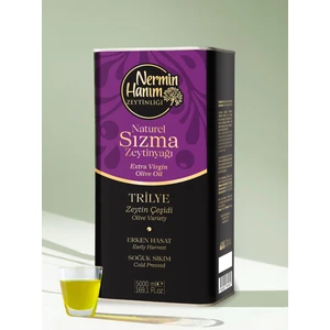 Nermin Hanım Zeytinliği Trilye - Erken Hasat Soğuk Sıkım Zeytinyağı 5 lt