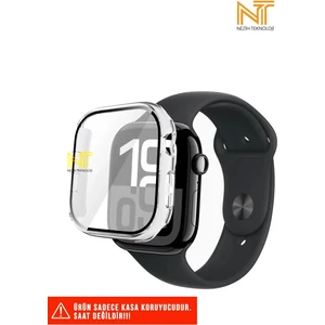Apple Watch Seri 10 46MM Uyumlu Sert Pc Kasa ve Ekran Koruyucu