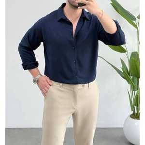 Erkek Lyocell Vücut Isısını Ayarlayabilen Terlemeyi Azaltan Antibakteriyel Yeni Sezon Gömlek