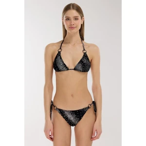 5624 Siyah Kadife Bikini Takımı
