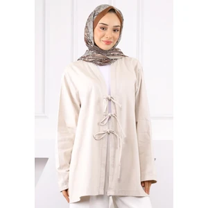 Taş Ön Bağlamalı Kimono