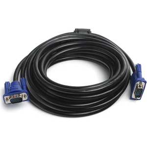 3m, Ferrit Core EMI/RFI Filtreli, 8mm Çaplı, VGA Monitör Kablosu (Asılabilir) (DK-CB-VGAL300)