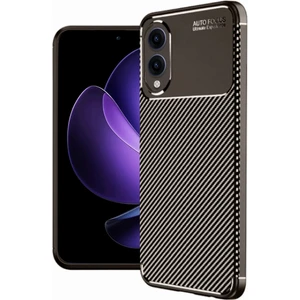 Samsung Galaxy S25 Edge Kılıf Kamera Korumalı Çıkıntılı Karbon Desenli Renk Atmaz Koruyucu Negro Kapak