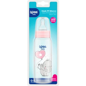 Wee Baby Klasik PP Biberon 250 ml - PEMBE
