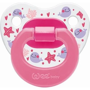 Wee Baby Desenli Damaklı Emzik No:1 - PEMBE