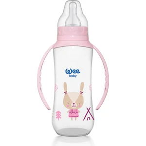 Wee Baby Klasik Kulplu PP Biberon 270 ml - PEMBE