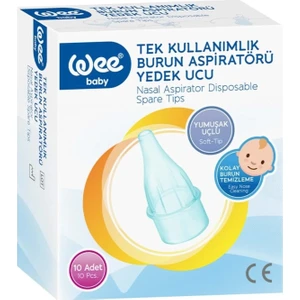Wee Baby Burun Aspiratörü Nasal Yedek Ucu 10 Adet