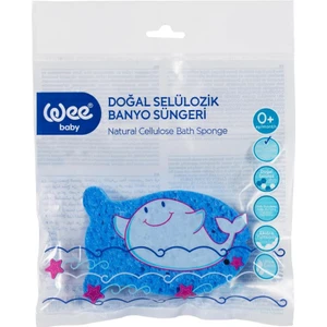 Wee Baby Doğal Selülozik Banyo Süngeri - MAVİ
