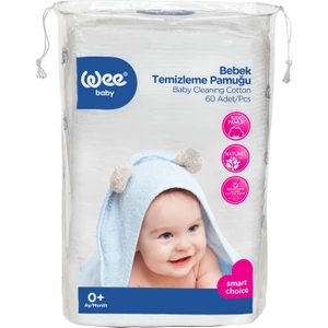 Wee Baby 60'lı Bebek Temizleme Pamuğu