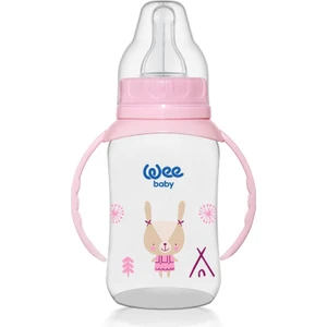 Wee Baby Klasik Kulplu PP Biberon 150 ml - PEMBE