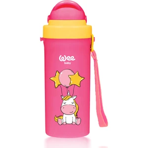 Wee Baby Pipetli Bardak 300 ml - PEMBE