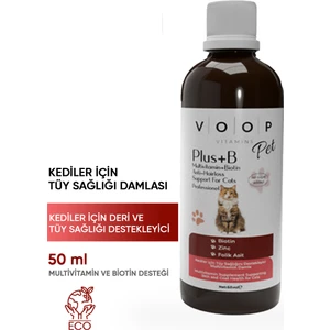 VOOP Pet Plus +B For Cats (Tüy Dökülmesi Engelleyici) 50 ml