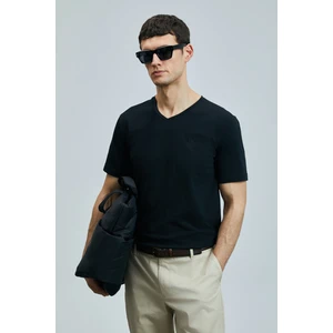 Erkek Tuna Modern Grafik T-Shirt 111020266 Siyah