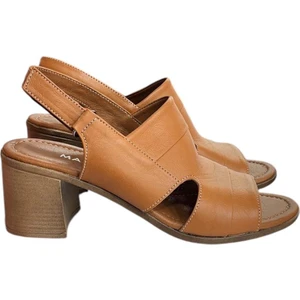 Taba Hakiki Deri Hafif ve Comfort Taban Yazlık Topuklu Ayakkabı