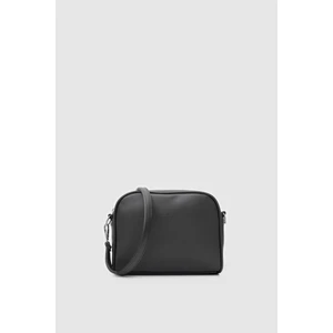 Shule Bags Suni Deri Kadın Çapraz Çanta Hana Siyah