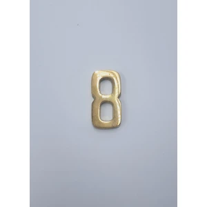 Pirinç Rakam Kapı Numarası 4cm Düz