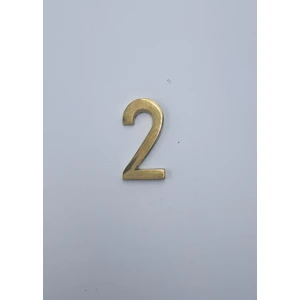 Pirinç Rakam Kapı Numarası 4cm Düz