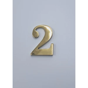 Pirinç Rakam Kapı Numarası 5cm Tırnaklı