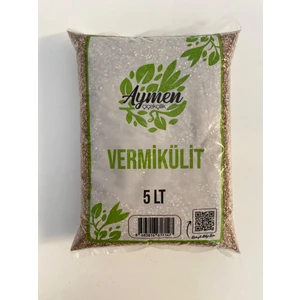 Aymen Çiçekçilik Tarımsal Vermikülit - Fine Boy 5 Litre - Toprak ve Torf Düzenleyici Doğal Maden - Tohum Fide Çimlendirme
