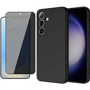 Galaxy S25 Plus Kılıf Zore Mara Lansman Kapak + Parmak İzi Okumalı Hayalet Ekran Koruyucu