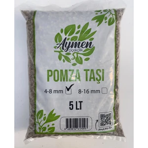 Aymen Çiçekçilik 4-8 mm Ponza Taşı - Tarım Pomzası 5 Lt Paket - 5 Litre Volkanik Ponza Taşı