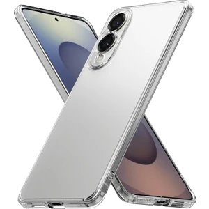 Samsung Galaxy S25 Edge Kılıf Kamera Çıkıntılı Korumalı Renksiz Yumuşak Şeffaf Silikon Kapak