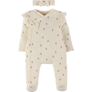 Idilbaby Kız Bebek Saç Bantlı Tulum