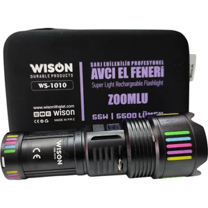 WS-1010 55W 5500 Lümen Profesyonel Şarj Edilebilir El Feneri