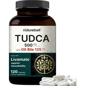 Tudca 500 mg With 125 mg Per Serving, 120 Capsules