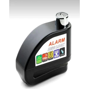 110DB Alarm'lı Çelik Pim Motosiklet Bisiklet Disk Kilidi Su Geçirmez Motor Kilit Kablo Hediyeli