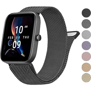 Amazfit Gts / Gts 2 / Gts 2 Mini / Gts 2e / Gts 3 / Gts 4 Mini / Gts 4 Milanese Hasır Metal Kordon