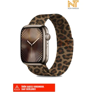 Apple Watch Seri 2/3/4/5/6/7/8/9/10/se/se2 Ultra/ultra 2 44/45/46/49MM Hasır Metal Kordon