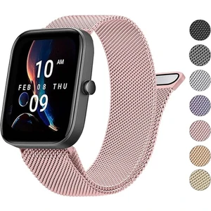 Amazfit Gts / Gts 2 / Gts 2 Mini / Gts 2e / Gts 3 / Gts 4 Mini / Gts 4 Milanese Hasır Metal Kordon