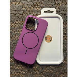 Iphone 16 Pro Uyumlu Magsafe Lansman Silikon Kılıf