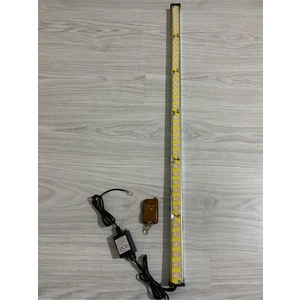 85 cm Sarı-Sarı Çakar Lamba 12V Çalışır 12 Fonksiyonlu Iş Makinası Traktör Çakar