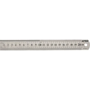 Çelik Cetvel 20 cm 12'li Kutu