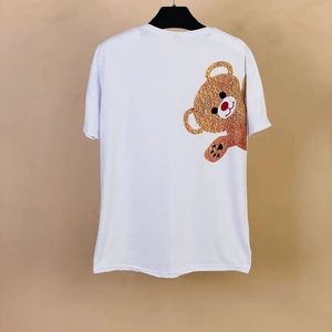 Tmb Ayıcık Baskılı Tişört Beyaz